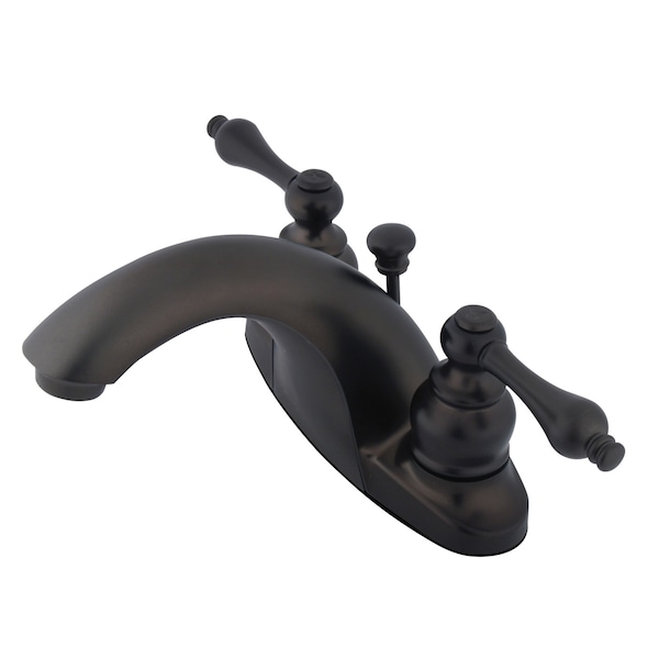 4" Centerset Bathroom Faucet, Oil Rubbed Bronze